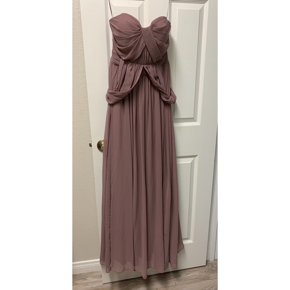 Birdie Grey Grace Convertible Dress in Dark Mauve - Picture 7 of 7